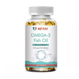 Menxi Omega 3 Fish Oil 3600mg mit EPA und DHA Kapseln 120 Stück für Erwachsene – Bild 1 von 2