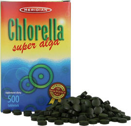 MERIDIAN Chlorella-Alge mit zerbrochener Zellwand Tabletten ohne Zusatzstoffe 500 Stück – Bild 1 von 1