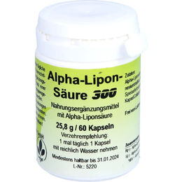 Merosan Alpha Liponsäure 300 Kapseln 60 St. – Bild 1 von 1