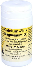 merosan Calcium-Zink-Magnesium-D3 Mineralstoff-Komplex Tabletten laktosefrei und glutenfrei 60 Stück – Bild 1 von 1
