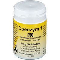 Produktbild von merosan Coenzym 1 Tabletten mit Niacin laktosefrei und glutenfrei 60 Stück