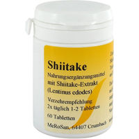 Produktbild von Merosan Shiitake Tabletten laktosefrei und glutenfrei 60 Stück