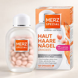 Merz Spezial Dragees mit Zink, Biotin und Selen, 120 Stück – Bild 1 von 4