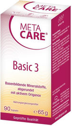 Meta Care Basic 3 Mineralstoff-Komplex Kapseln glutenfrei und laktosefrei für Sportler – Bild 1 von 2