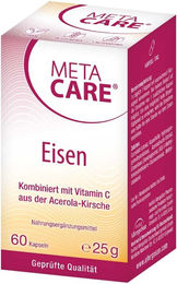 Meta Care Eisen Bisglycinat Kapseln vegan für Frauen und Sportler 60 Stück – Bild 1 von 2