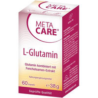 Produktbild von Meta Care L-Glutamin Kapseln vegan glutenfrei laktosefrei 60 Stück