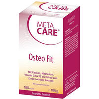 Produktbild von Meta Care Osteo Fit Kapseln mit Citrat glutenfrei und laktosefrei 180 Stück