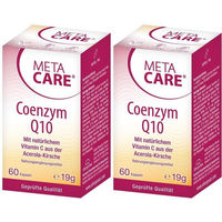 Produktbild von metacare Coenzym Q10 Ubiquinon Kapseln ohne Gelatine 120 Stück