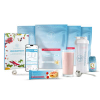 Produktbild von MetaFlow Stoffwechsel-Shake Starter-Set zuckerarmes Soja-Pulver