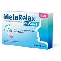 Produktbild von Metagenics Metarelax Fast Lutschtabletten mit GABA, 15 Stück, glutenfrei und laktosefrei
