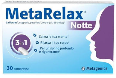 METARELAX NOTTE Metagenics Belgium Kombipräparat Tabletten 30 Stück – Bild 1 von 1