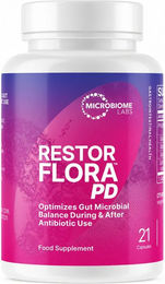 Microbiome Labs RestorFlora PD Vegan Kapseln für Männer, Frauen und Kinder – Bild 1 von 2