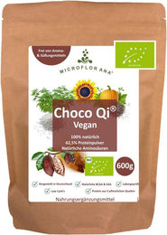 MICROFLORANA® Bio Proteinpulver vegan Mehrkomponenten Schokolade 600 g – Bild 1 von 1