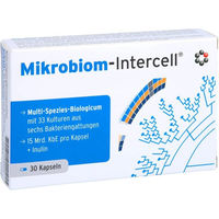 Produktbild von Mikrobiom-Intercell Hartkapseln von Intercell-Pharma GmbH ohne Gelatine 30 Stück
