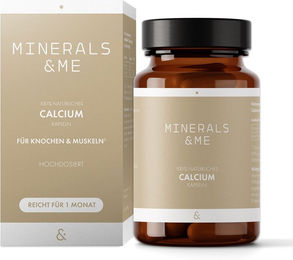 MINERALS & ME® Calcium Carbonat Kapseln vegan – Bild 1 von 2