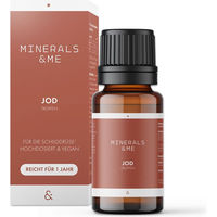 Produktbild von MINERALS & ME® Jod Tropfen vegan für Erwachsene und Kinder