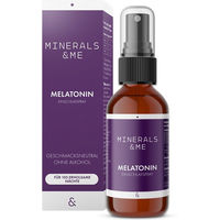 Produktbild von MINERALS & ME® Melatonin Einschlafspray zuckerfrei 30 ml