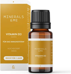 MINERALS & ME® Vitamin D3 Tropfen – Bild 1 von 2