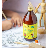 Produktbild von Miodziś Multivitamin für Kinder und Jugendliche mit Bienenpollen von Manufaktura Rodziny Sadowskich in flüssiger Form