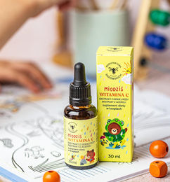 Miodziś Vitamin C Tropfen mit Acerola und Hagebutte für Kinder und Erwachsene – Bild 1 von 1