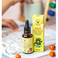 Produktbild von Miodziś Vitamin C Tropfen mit Acerola und Hagebutte für Kinder und Erwachsene
