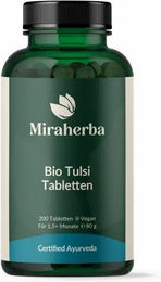 Miraherba Bio Tulsi Tabletten ohne Zusatzstoffe – Bild 1 von 1