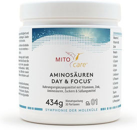 MITOcare Aminosäuren Day & Focus Pulver ohne Zusatzstoffe – Bild 1 von 1