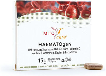 MITOcare HAEMATOgen Eisen Bisglycinat Kapseln – Bild 1 von 1