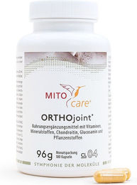 MITOcare ORTHOjoint Vitamin Komplex mit Selen, Mangan und Zink zur Unterstützung der Kollagenbildung, glutenfreie Gelenkkapseln, 180 Kapseln – Bild 1 von 1