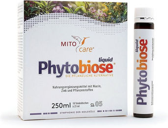 MITOcare Phytobiose Liquid Vegan mit Alpenkräutern, Kapuzinerkresse, Moringa und Oleifera - 10 Ampullen – Bild 1 von 2