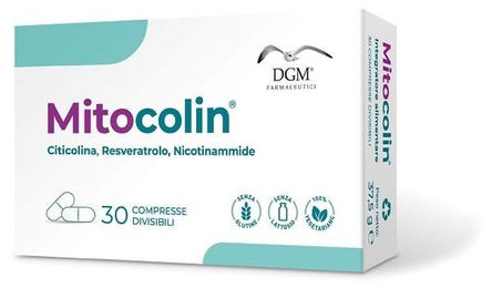 Mitocolin DGM FARMACEUTICI Tabletten gluten- und laktosefrei 30 Stück – Bild 1 von 1