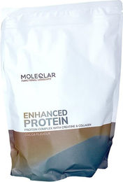 MoleQlar Enhanced Protein Pulver 1 kg mit Bio-Molkeneiweiß, Kollagen, Kreatin und BCAAs – Bild 1 von 2