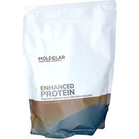 Produktbild von MoleQlar Enhanced Protein Pulver 1 kg mit Bio-Molkeneiweiß, Kollagen, Kreatin und BCAAs