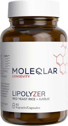 Moleqlar Lipolyzer Roter Reis Extrakt mit Kräuter-Komplex Kapseln 60 Stück – Bild 1 von 1