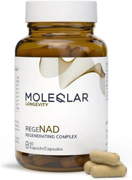 MoleQlar regeNAD NAD Booster Kapseln vegan glutenfrei laktosefrei 60 Stück – Bild 1 von 4