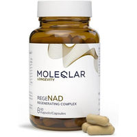 Produktbild von MoleQlar regeNAD NAD Booster Kapseln vegan glutenfrei laktosefrei 60 Stück