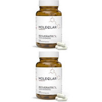 Produktbild von Moleqlar Resveratrol Kapseln mit 500 mg Trans-Resveratrol