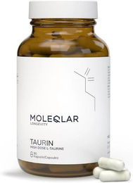 Moleqlar Taurin Hochdosiert L-Taurin Kapseln laktosefrei und glutenfrei ohne Zusatzstoffe – Bild 1 von 1