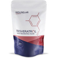 Produktbild von Moleqlar Trans-Resveratrol Pulver laktosefrei und glutenfrei ohne Zusatzstoffe