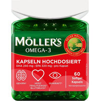 Produktbild von MÖLLER'S Omega-3 Kapseln hochdosiert 60 Stück