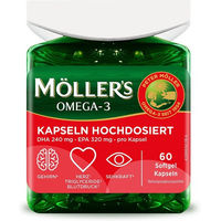 Produktbild von Möller's Omega-3 Kapseln hochdosiert für Erwachsene, Schwangere und Stillende