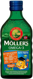 Möller's Omega-3 Kids Fruchtgeschmack Öl 250 ml – Bild 1 von 3