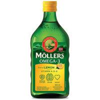 Produktbild von Möller's Omega-3 Öl Zitrone Flüssig 500 ml