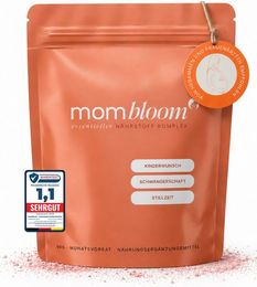 mombloom Essentials Bio Pulver mit Folsäure für Schwangere und Stillende – Bild 1 von 3