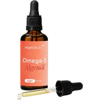 Produktbild von mombloom Premium veganes Omega-3 Algenöl Flüssig für Schwangere und Stillende