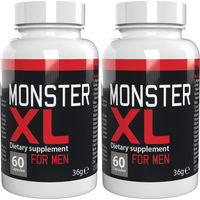Produktbild von Monster XL Energy L-Arginin Zink Selen Maca und Ginseng hochdosiert 120 Kapseln vegan
