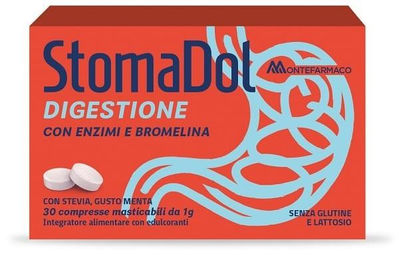 Montefarmaco Stomadol Digestione Multi-Enzym-Komplex Lutschtabletten gluten- und laktosefrei 30 Stück – Bild 1 von 1