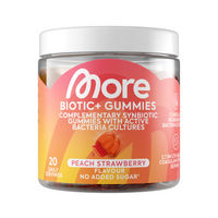 Produktbild von More Nutrition Biotic+ Gummies Probiotika zuckerfrei 20 Portionen