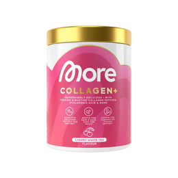 More Nutrition Collagen+ Cherry White Tea Kollagen Pulver mit Hyaluron 300 g – Bild 1 von 1