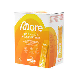 More Nutrition Creatine + Carnitine Monohydrat Pulver mit Brausegeschmack 150 g – Bild 1 von 1